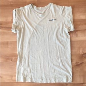 Lululemon light bluish green loose Tee